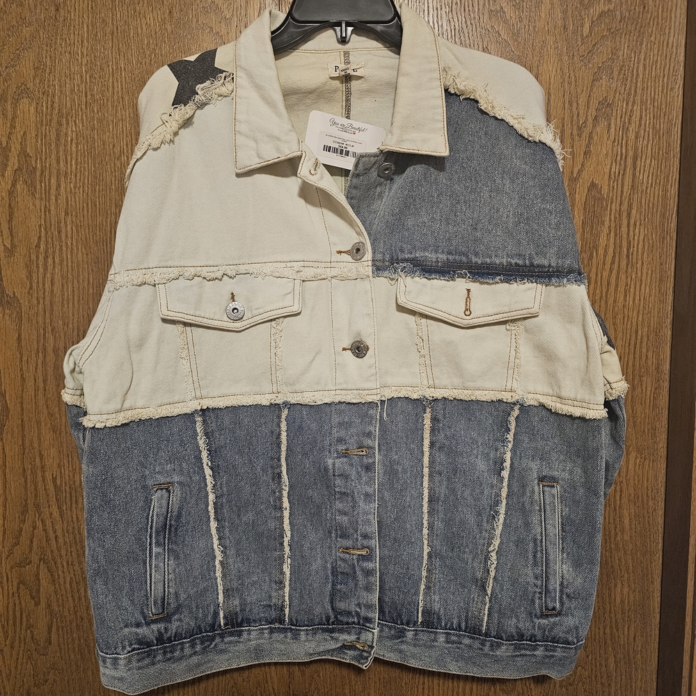 Denim Patchwork Jacket - Picture 4 of 8